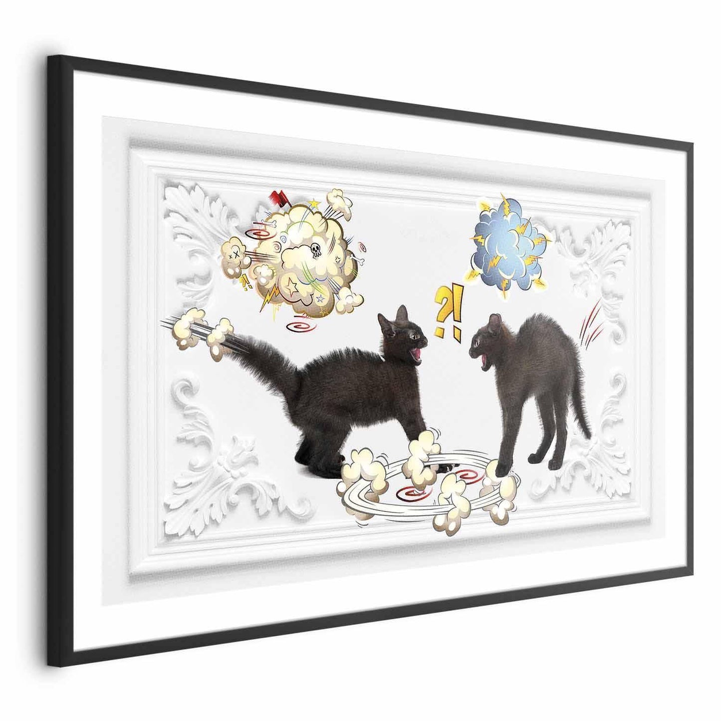 Poster - Cat Fight Artgeist