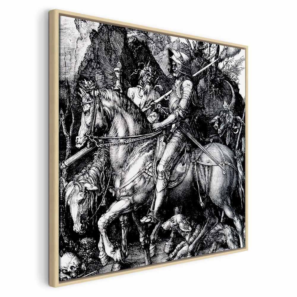 Leinwandbild - Albrecht Dürer – Knight, Death and the Devil