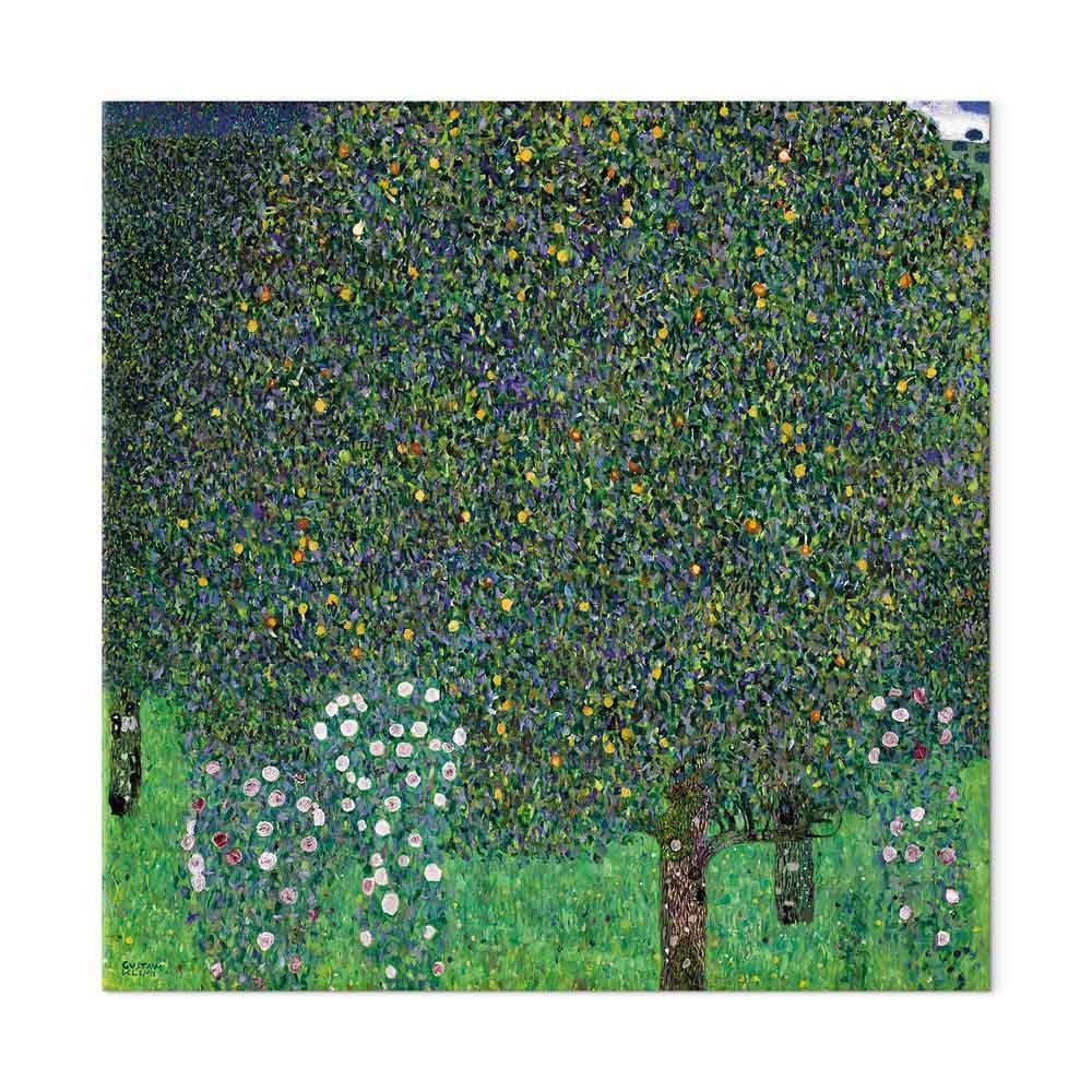 Leinwandbild - Gustav Klimt – Roses Among the Trees