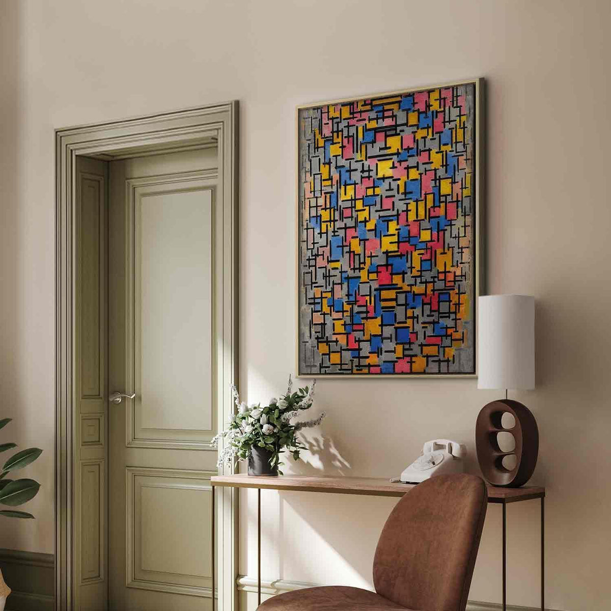 Leinwandbild - Piet Mondrian – Composition