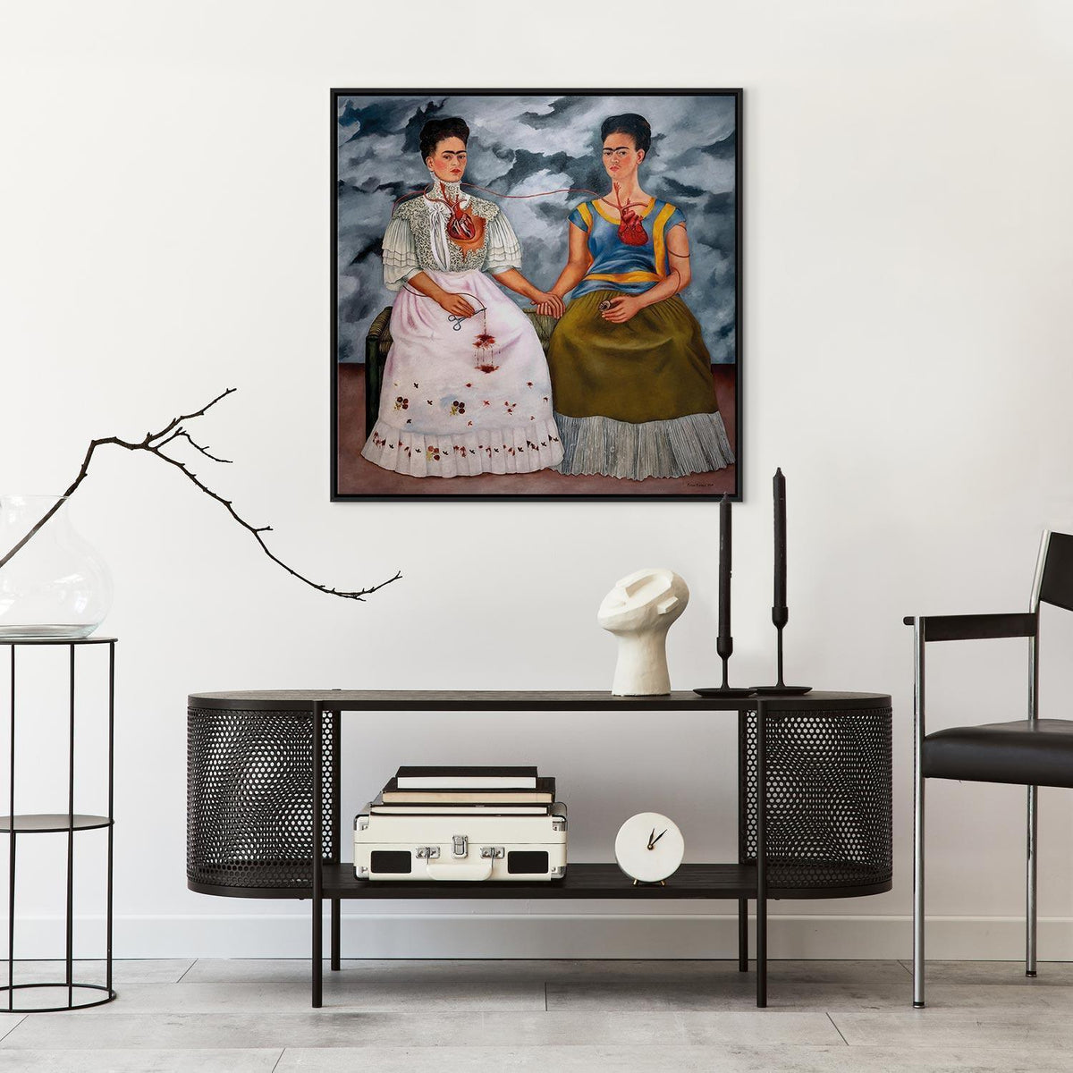 Leinwandbild - Frida Kahlo – The Two Fridas