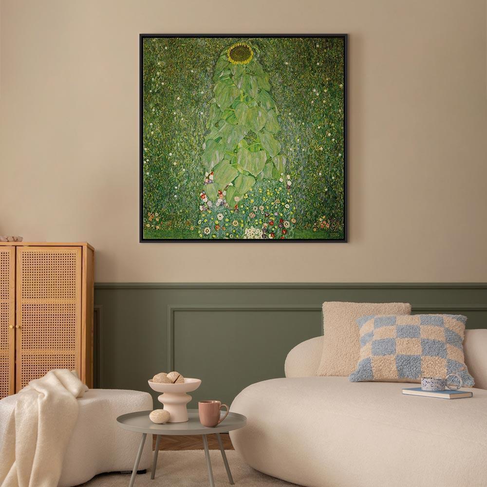 Leinwandbild - Gustav Klimt – The Sunflower