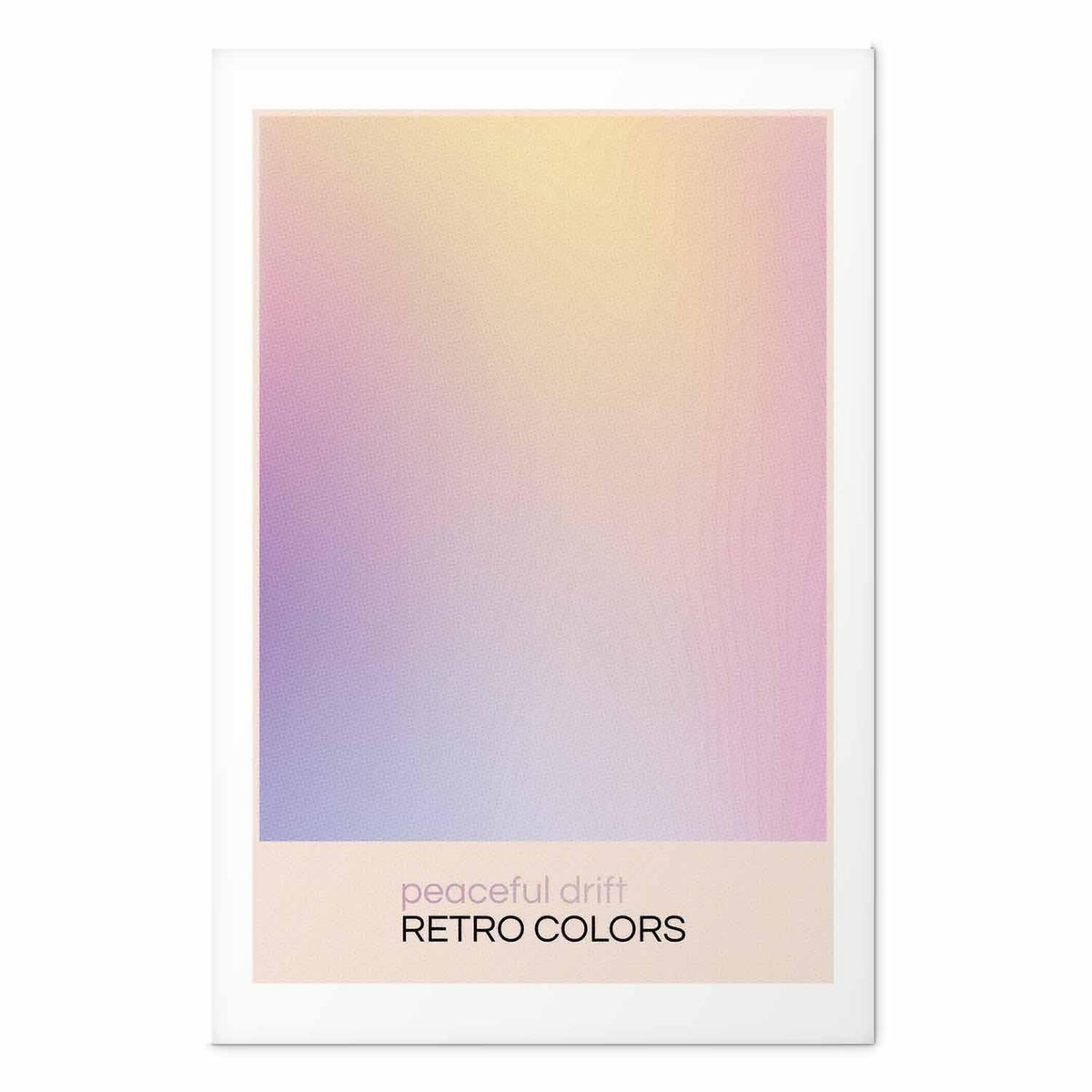 Poster - Peaceful Drift - Delicate Pastel Shades Creating a Harmonious Whole