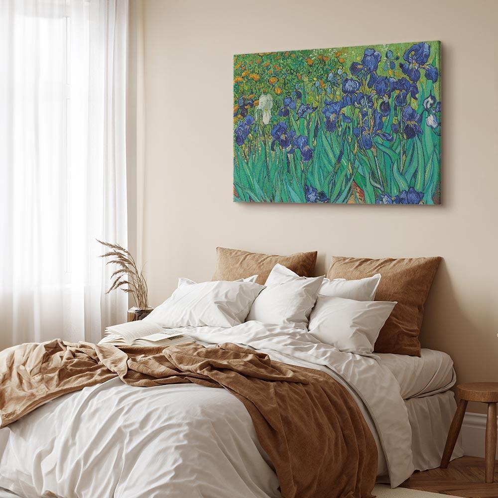 Leinwandbild - Vincent Van Gogh – Iryses