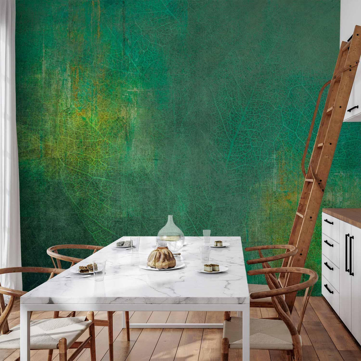 Fototapete - Green color explosion