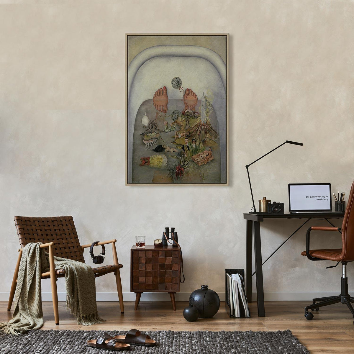 Leinwandbild - Frida Kahlo – What the Water Gave Me