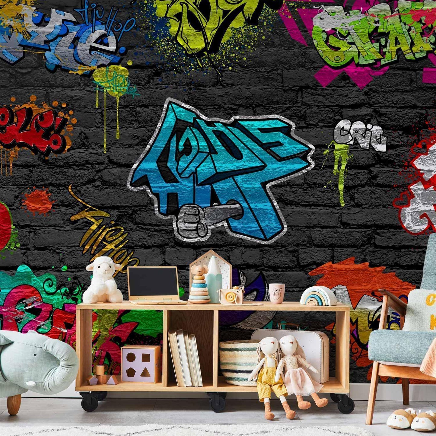 Fototapete - Graffiti wall Artgeist
