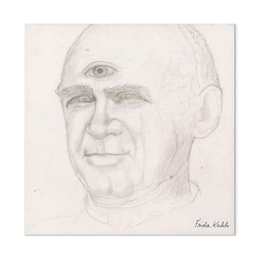 Leinwandbild - Frida Kahlo – Portrait of Nacho Aguirre