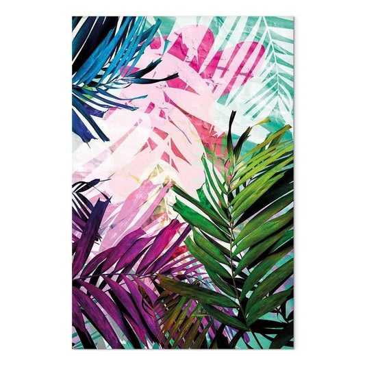 Leinwandbild - Colourful Rustle (1 Part) Vertical