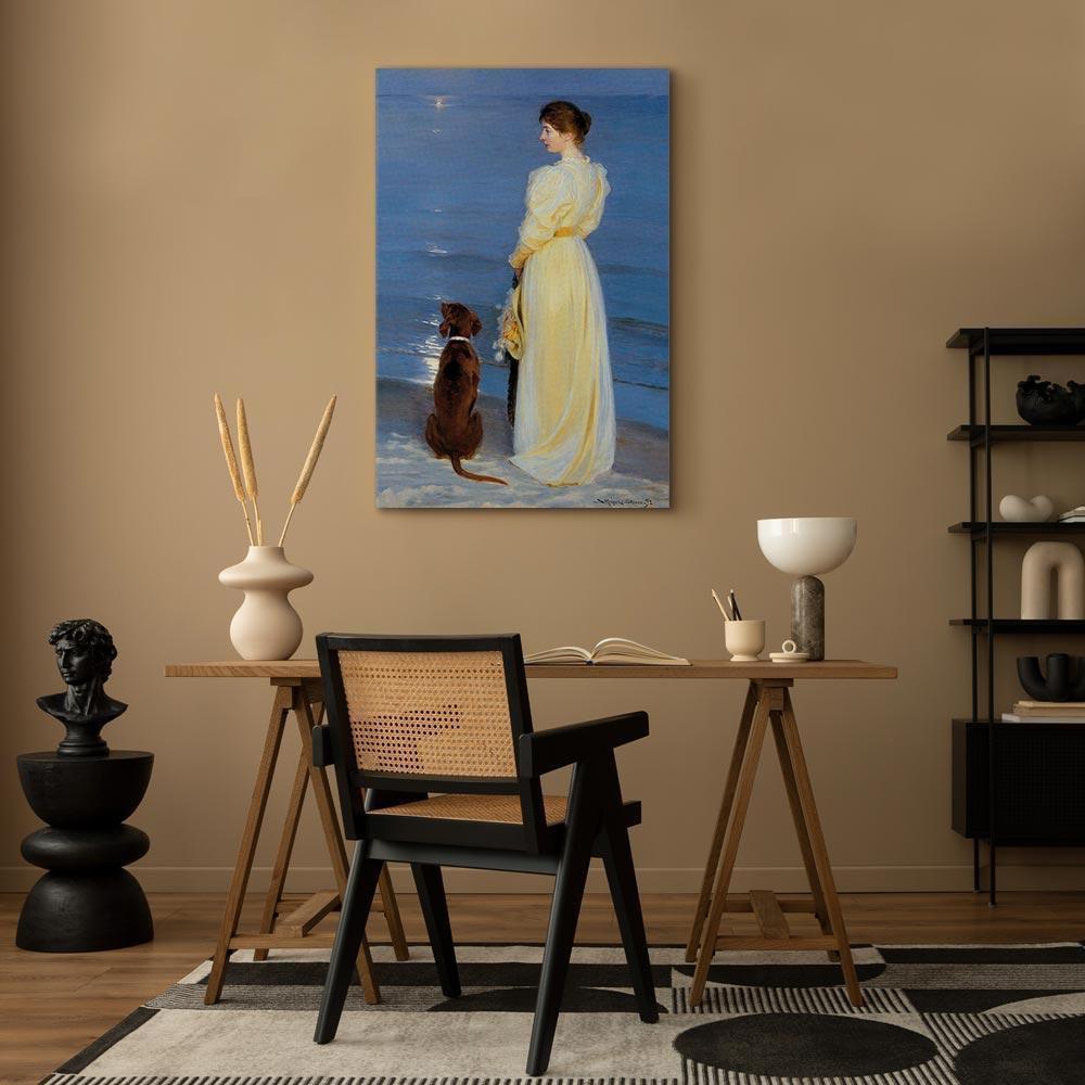 Leinwandbild - Peder Severin Kroyer – Summer Evening in Skagen