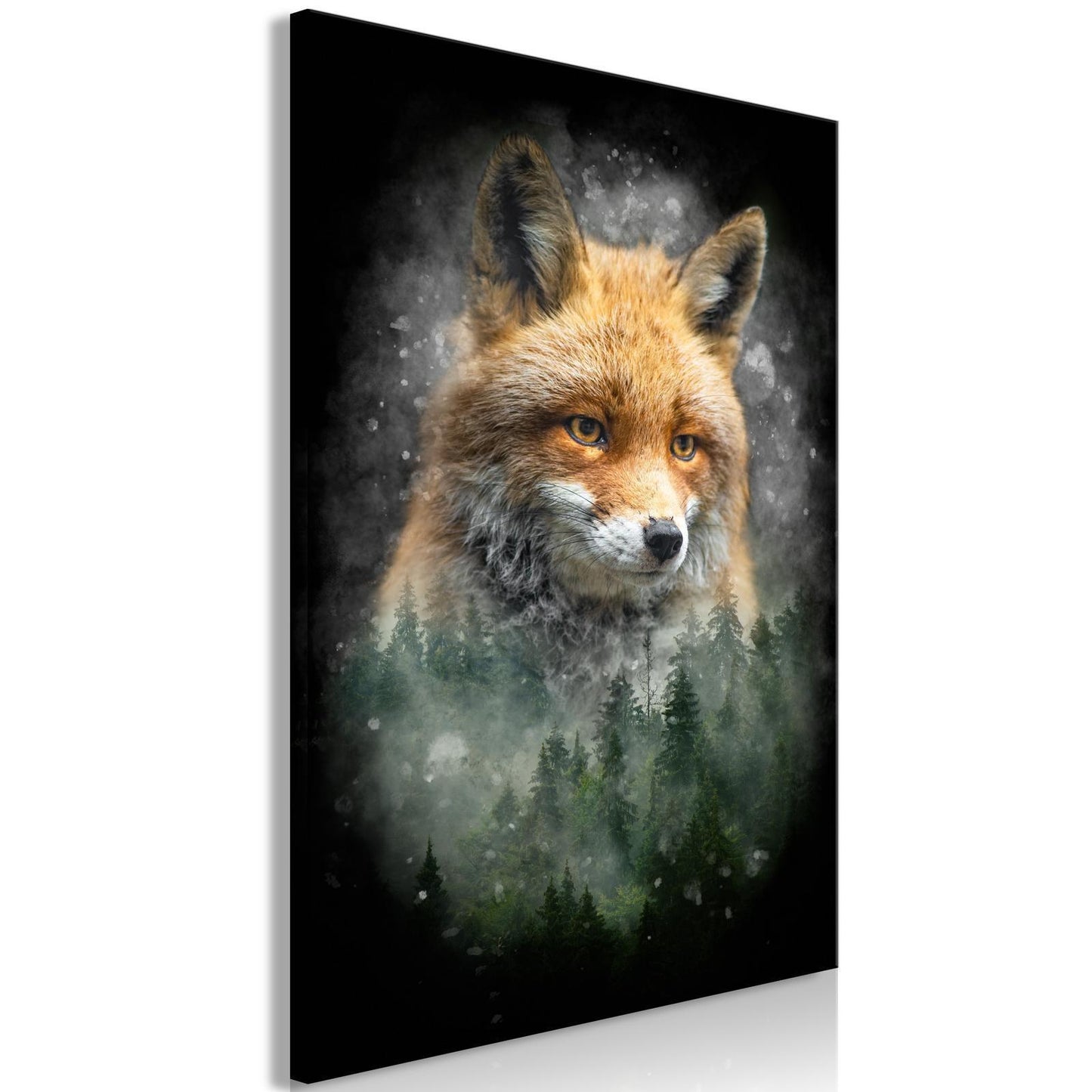 Leinwandbild - Forest Life (1 Part) Vertical Artgeist