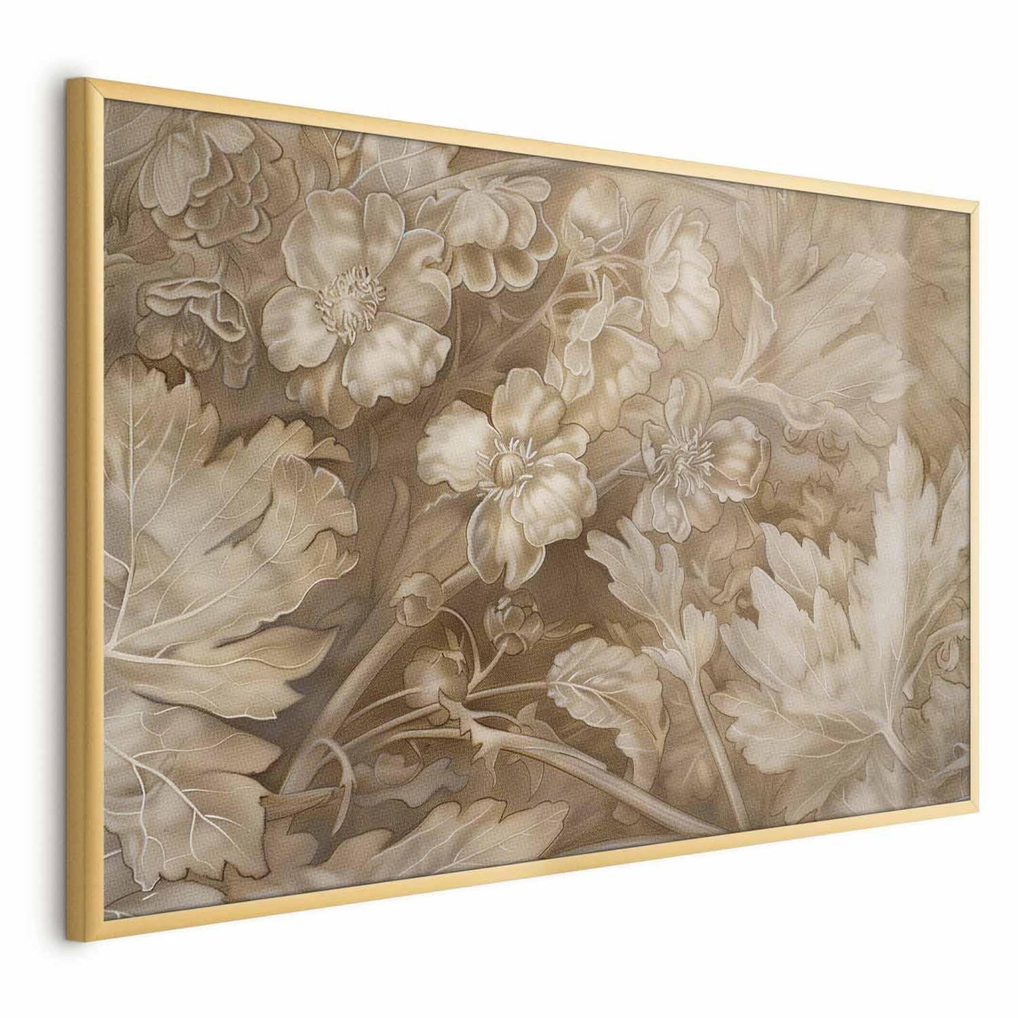 Poster - Ornamental Floral Carvings Artgeist
