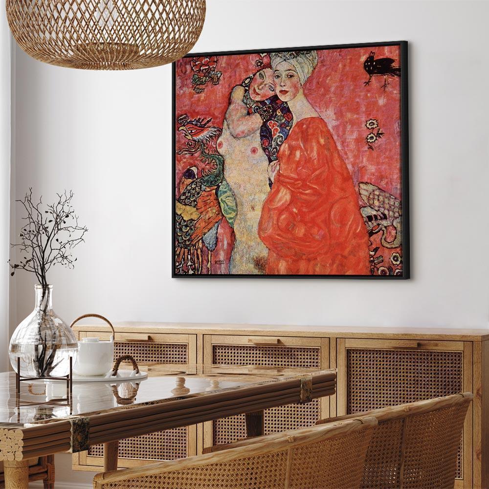 Leinwandbild - Gustav Klimt – The Women Friends