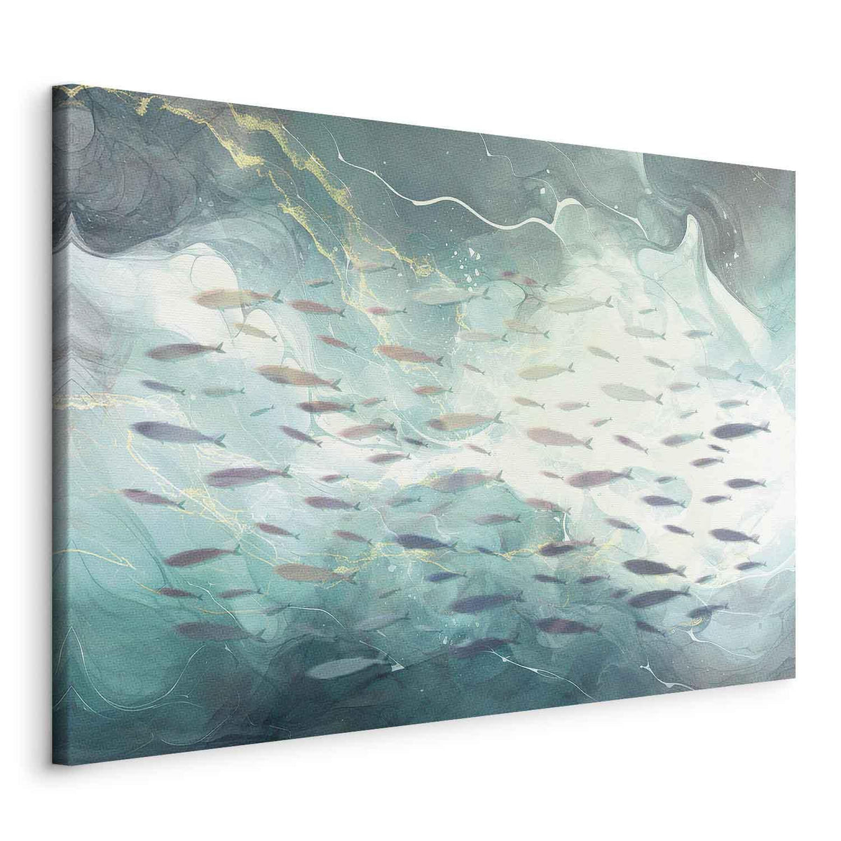 Leinwandbild - School of small fish
