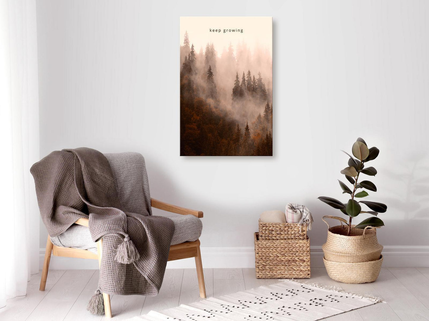 Leinwandbild - Keep Growing (1 Part) Vertical