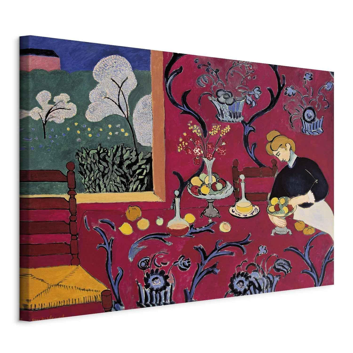 Leinwandbild - Henri Matisse – Harmony in Red (The Red Room)