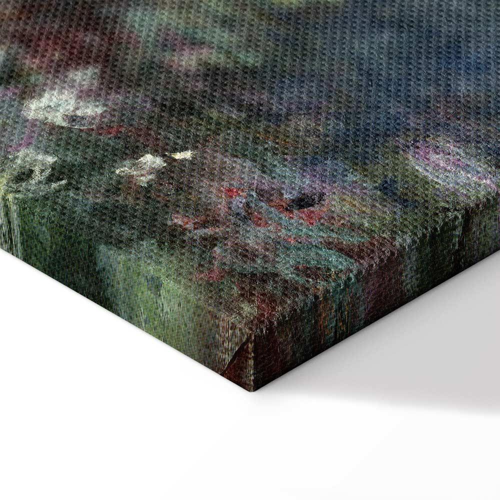 Leinwandbild - Claude Monet – Waterlilies: Green Reflections