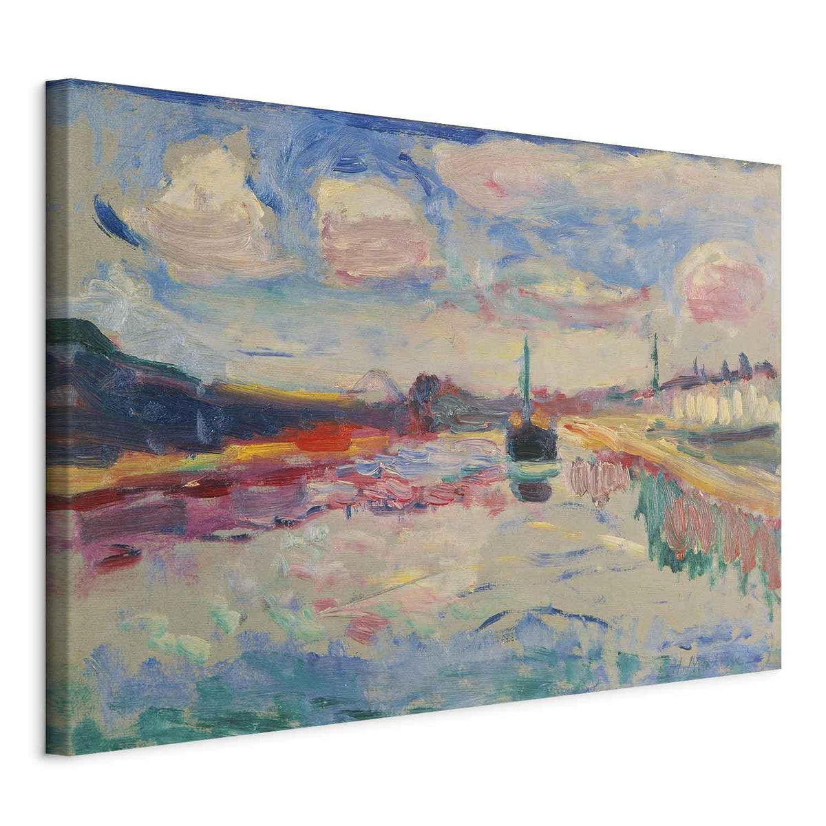 Leinwandbild - Henri Matisse – Canal du Midi