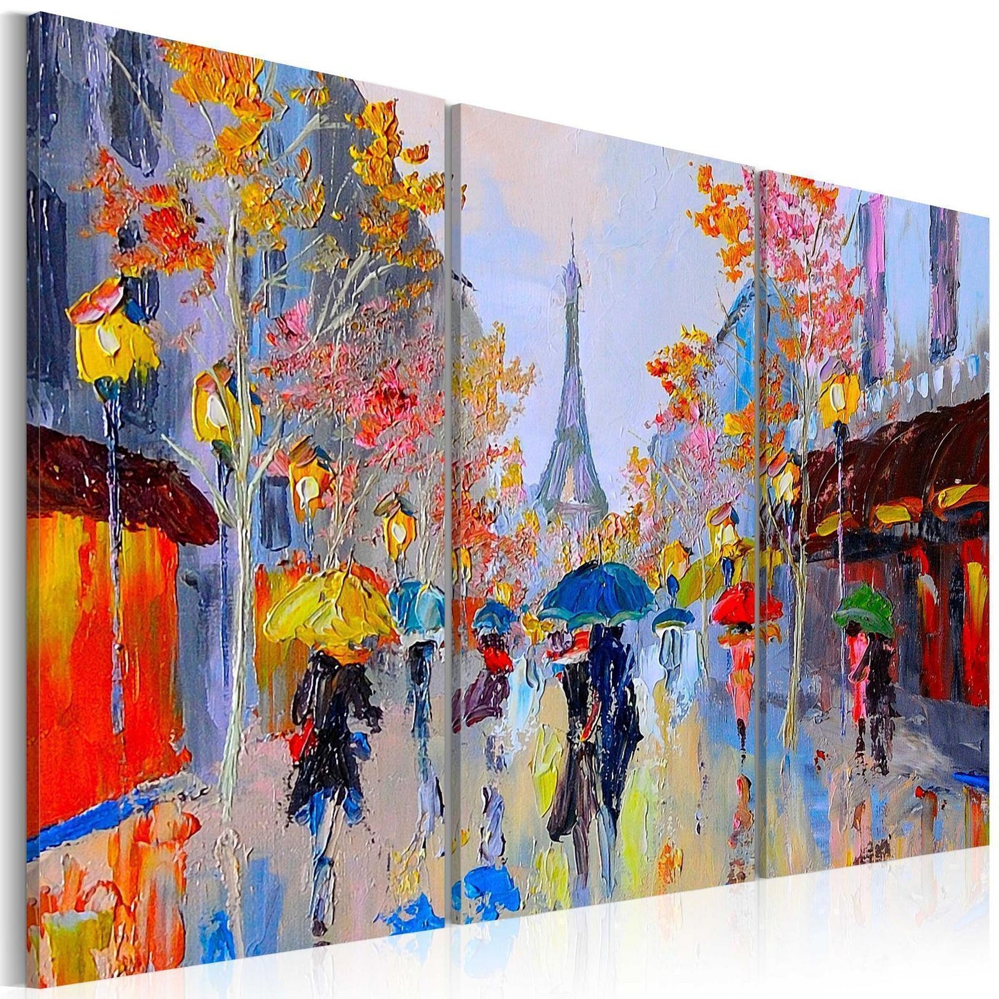 Leinwandbild - Rainy Paris Artgeist