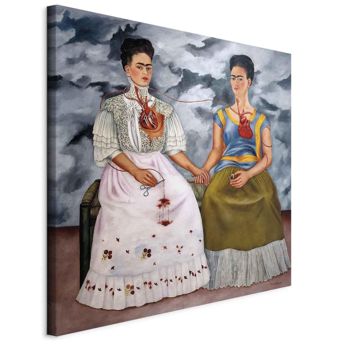 Leinwandbild - Frida Kahlo – The Two Fridas