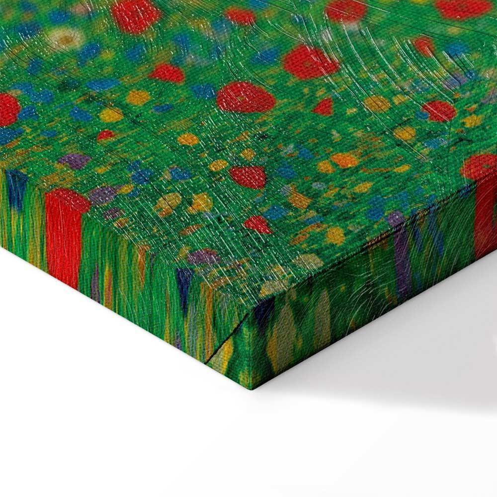 Leinwandbild - Gustav Klimt – Poppy Field