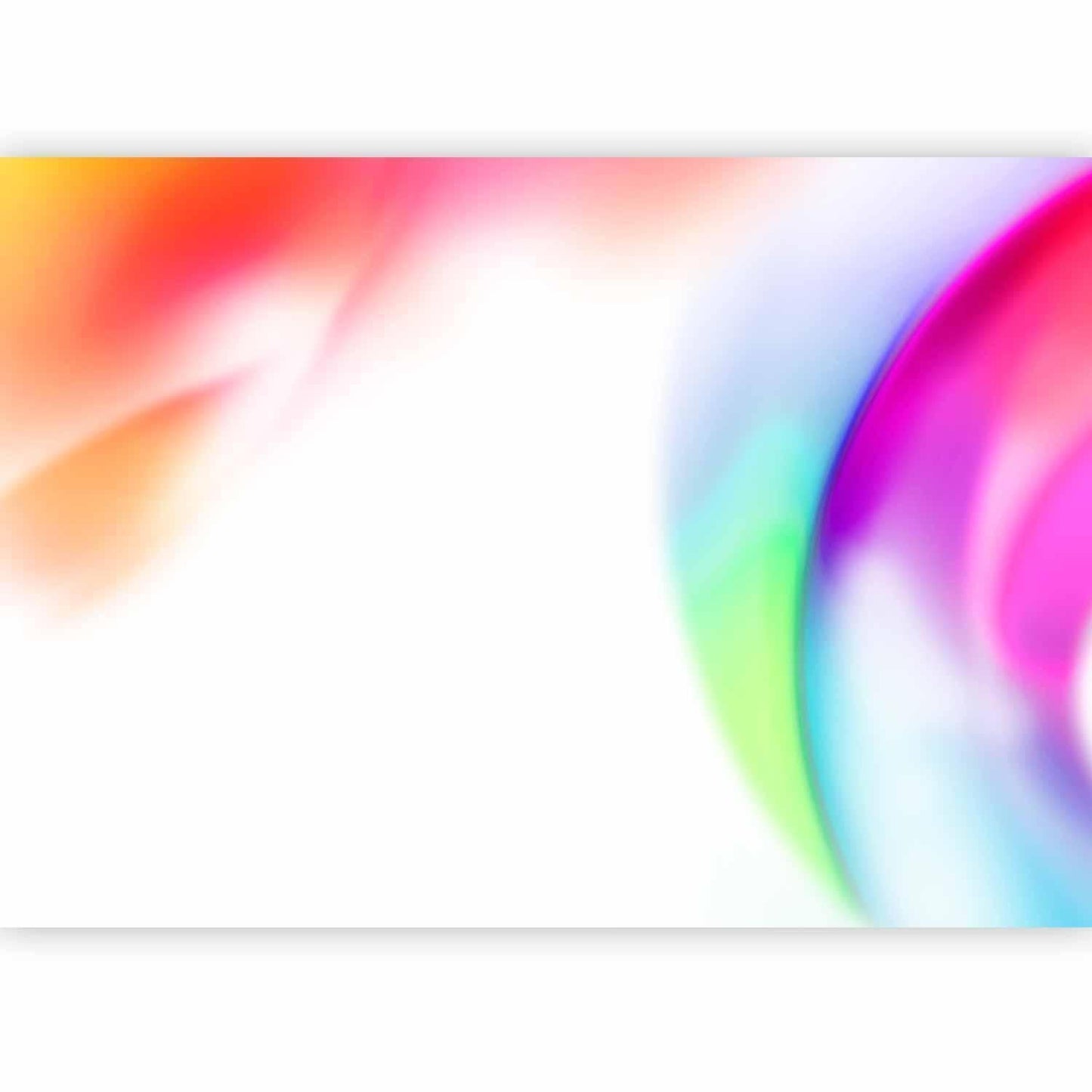 Fototapete - Abstraction - Strong Colors of Irregular Shapes - Multicolor Artgeist