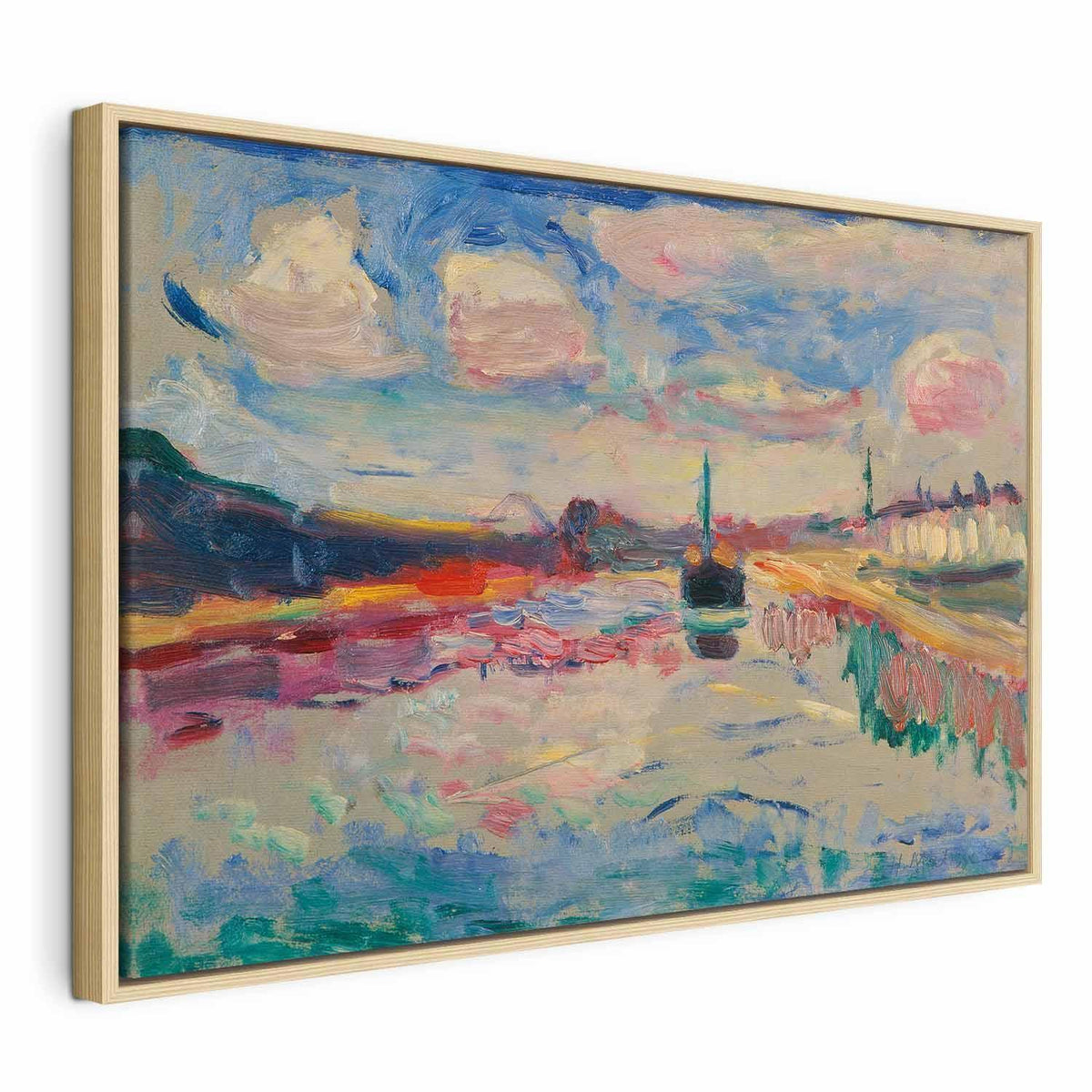 Leinwandbild - Henri Matisse – Canal du Midi
