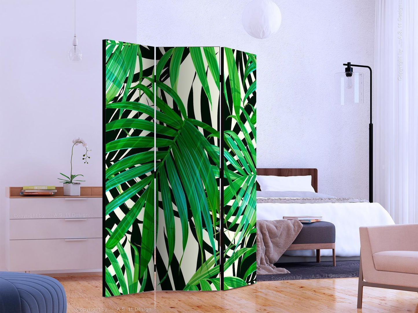 Paravent - Tropical Leaves Artgeist