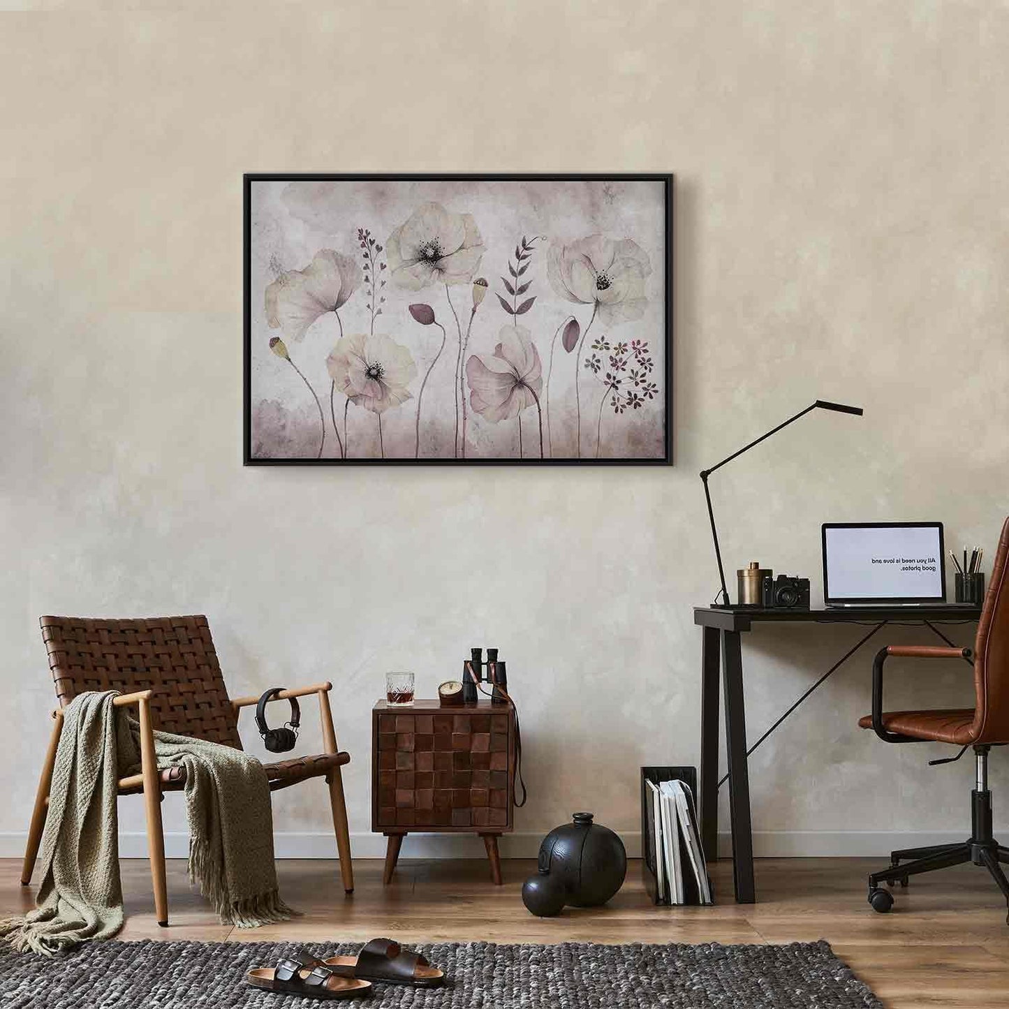 Leinwandbild - Floral Moment (1 Part) Wide
