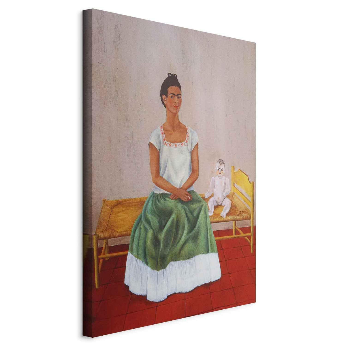 Leinwandbild - Frida Kahlo – Me and My Doll