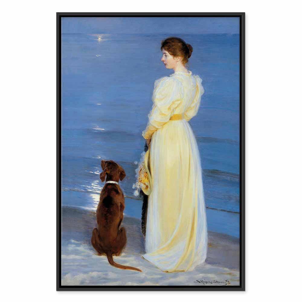 Leinwandbild - Peder Severin Kroyer – Summer Evening in Skagen
