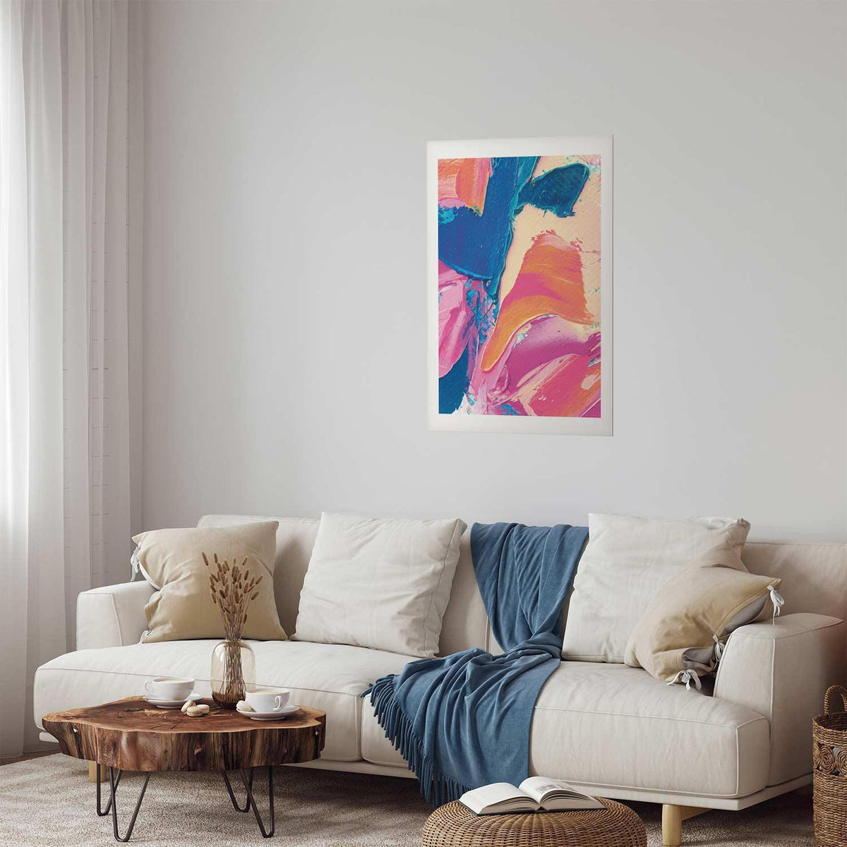 Poster - Colorful Expression - strong contrasts in an energetic composition