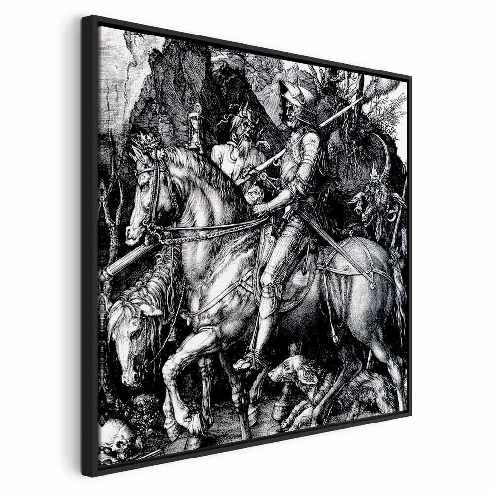 Leinwandbild - Albrecht Dürer – Knight, Death and the Devil