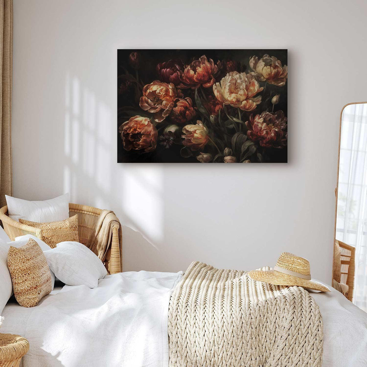 Leinwandbild - Blooming tulips