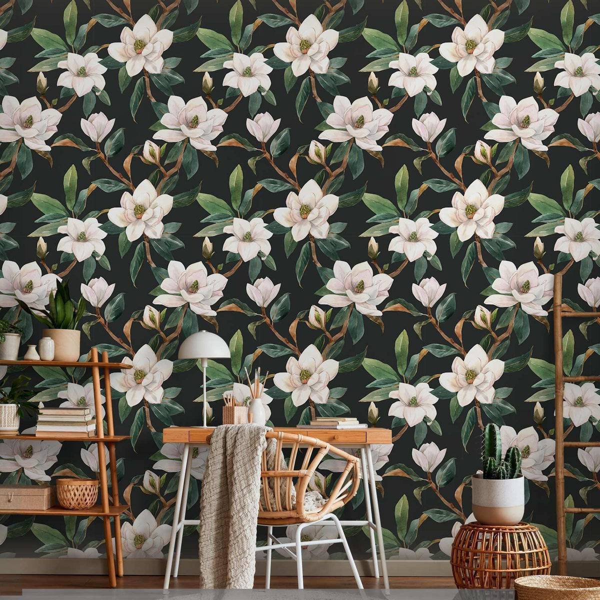 Tapete - White Magnolias