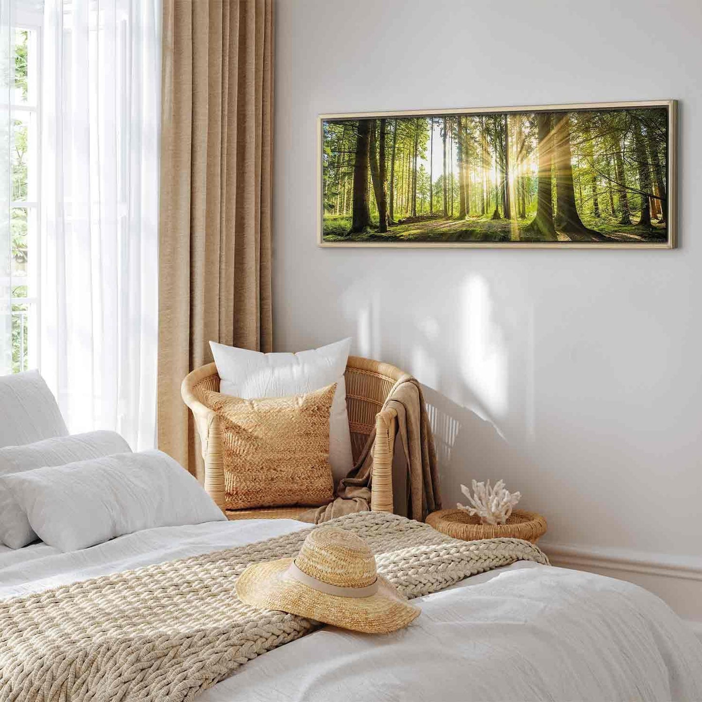 Leinwandbild „Tageslicht“ – Sanftes Sonnenlicht trifft Natur