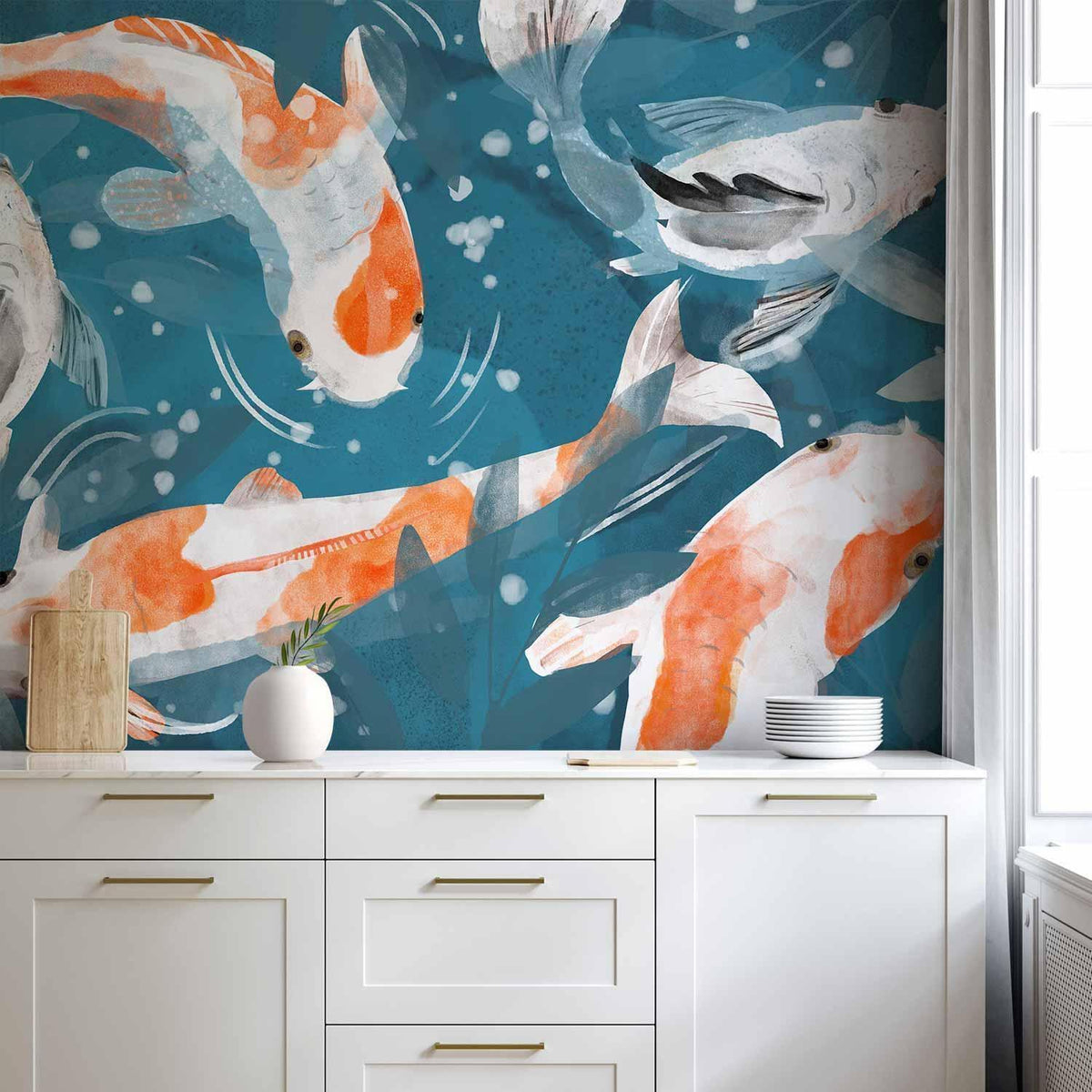 Fototapete - Koi Fishes - Second Variant