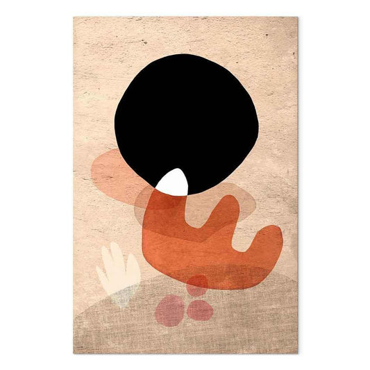 Leinwandbild - Black Stone (1 Part) Vertical