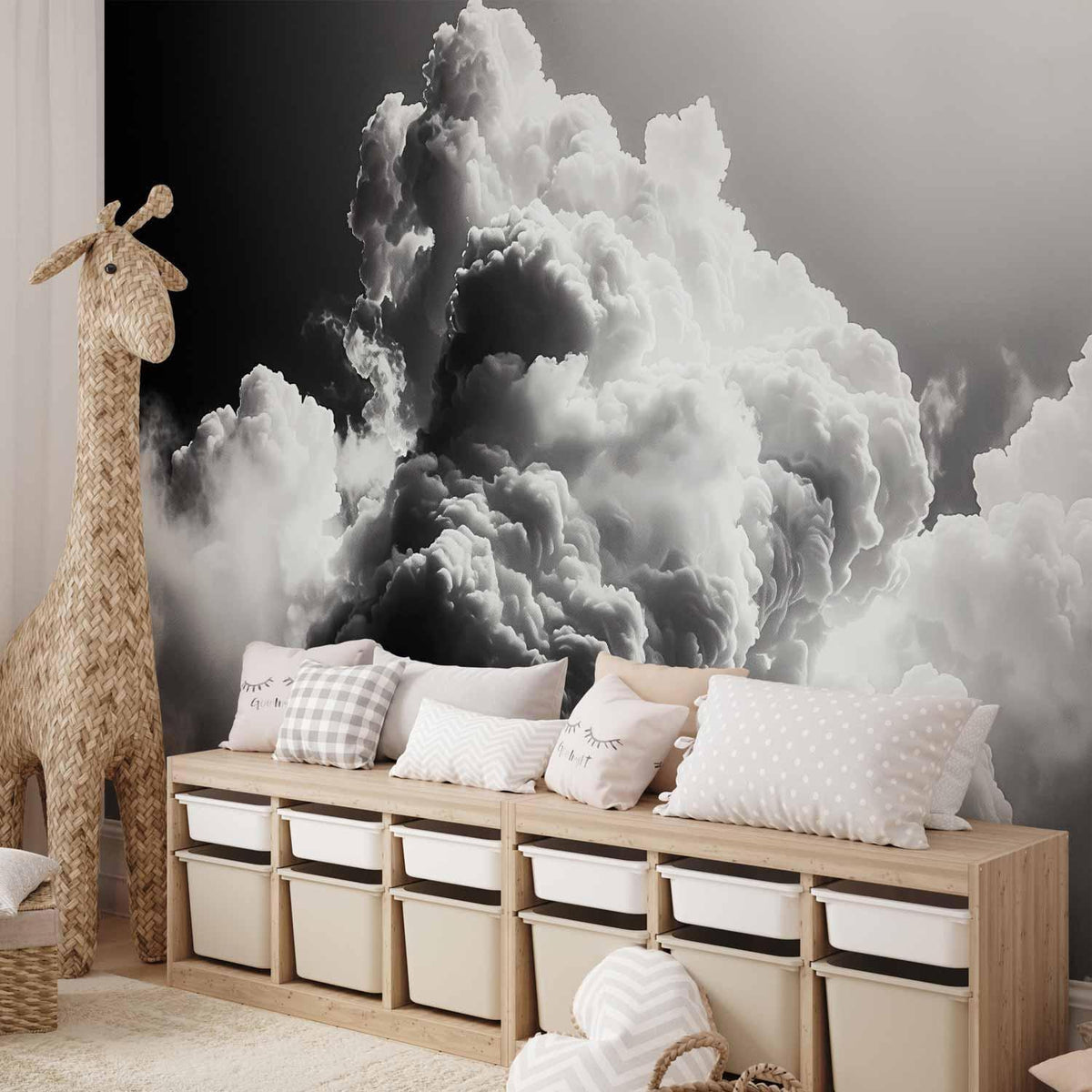 Fototapete - Clouds Like from Dreams: Let the Sun Illuminate Your Day – A Visual Feast