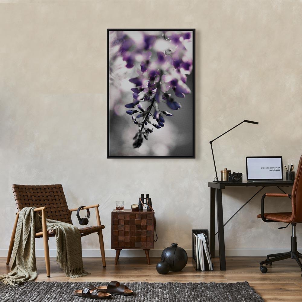 Leinwandbild - Violet Ringtones (1 Part) Vertical