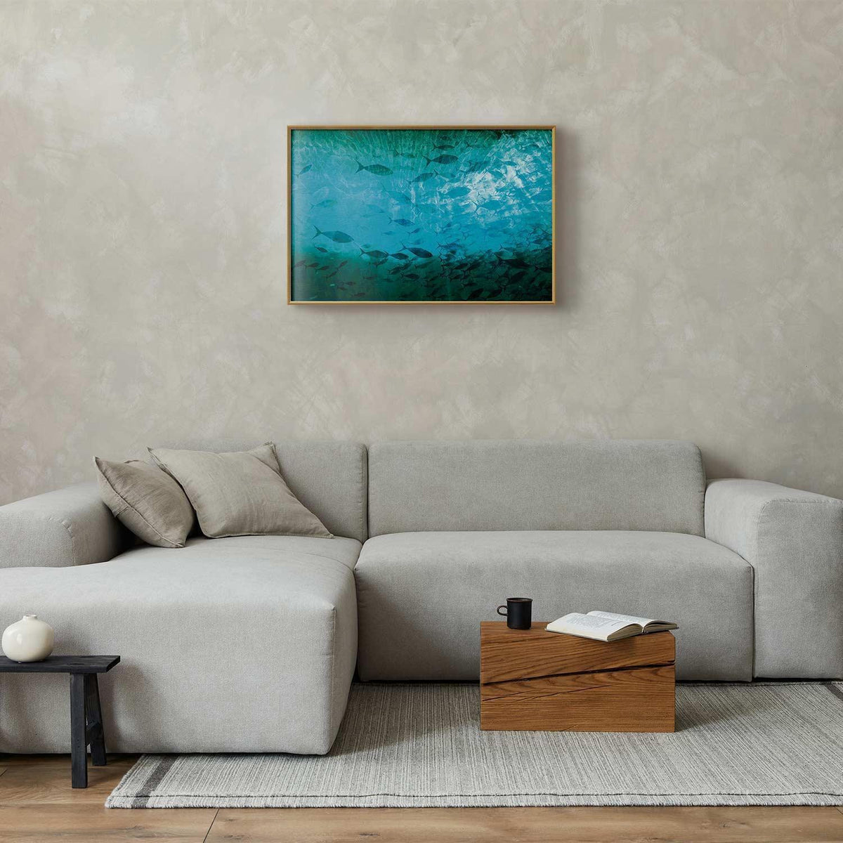 Poster - Group of Dark Fish