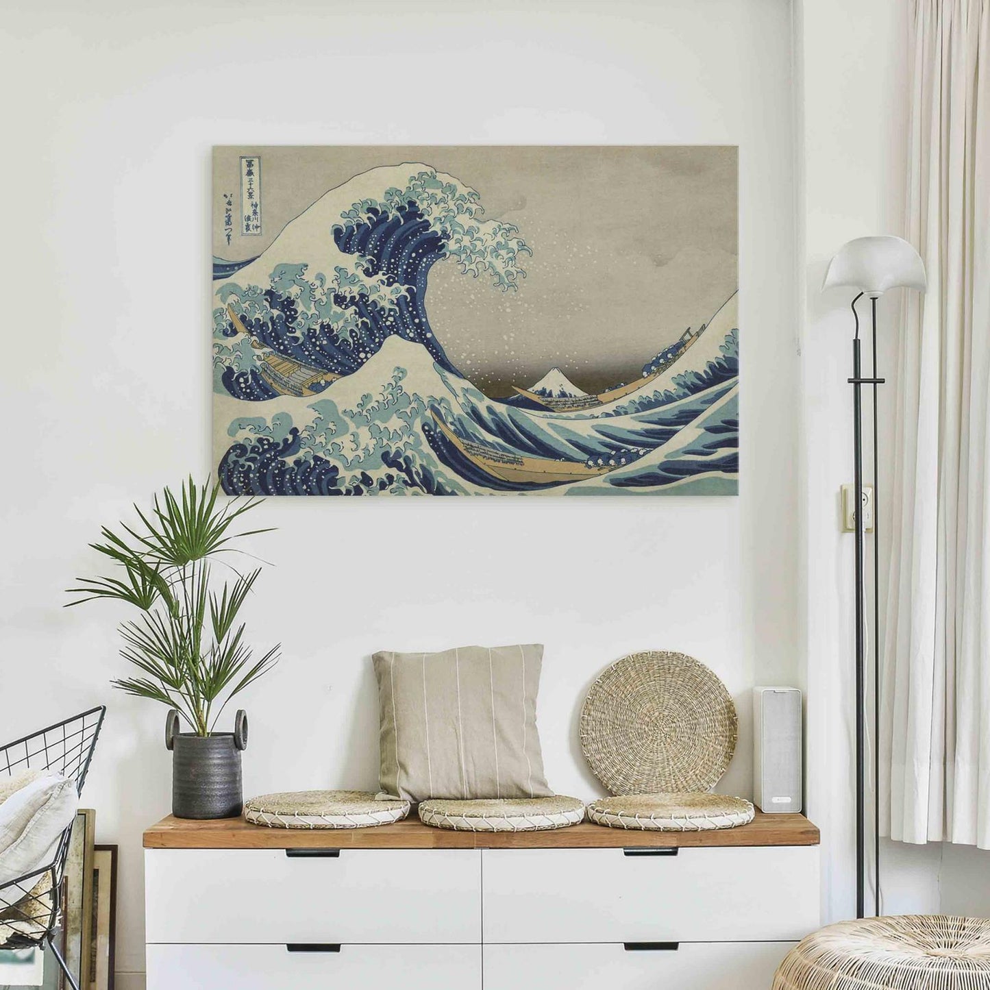 Leinwandbild - The Great Wave (Hokusai Katsushika) Artgeist