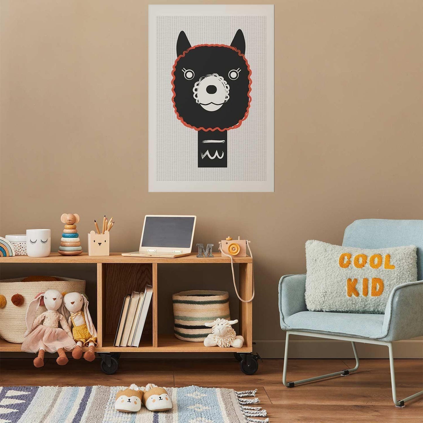 Poster - Decorative Alpaca Artgeist