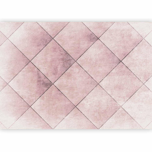 Fototapete - Perfect cuts - uniform geometric pattern in tiled pattern with pattern