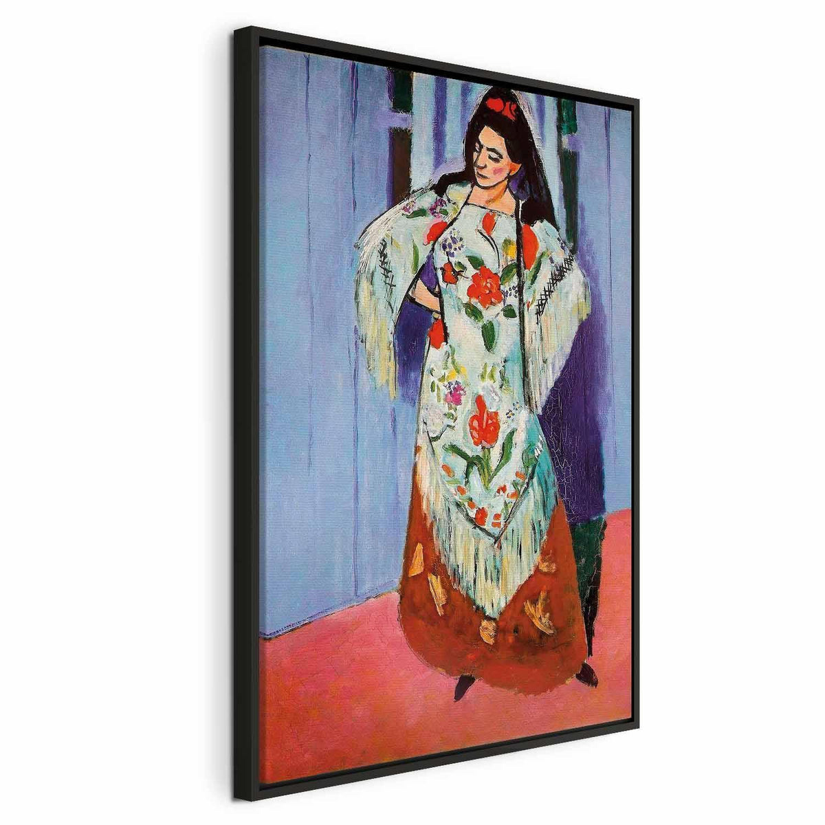 Leinwandbild - Henri Matisse – Madame Matisse with Manila Shawl