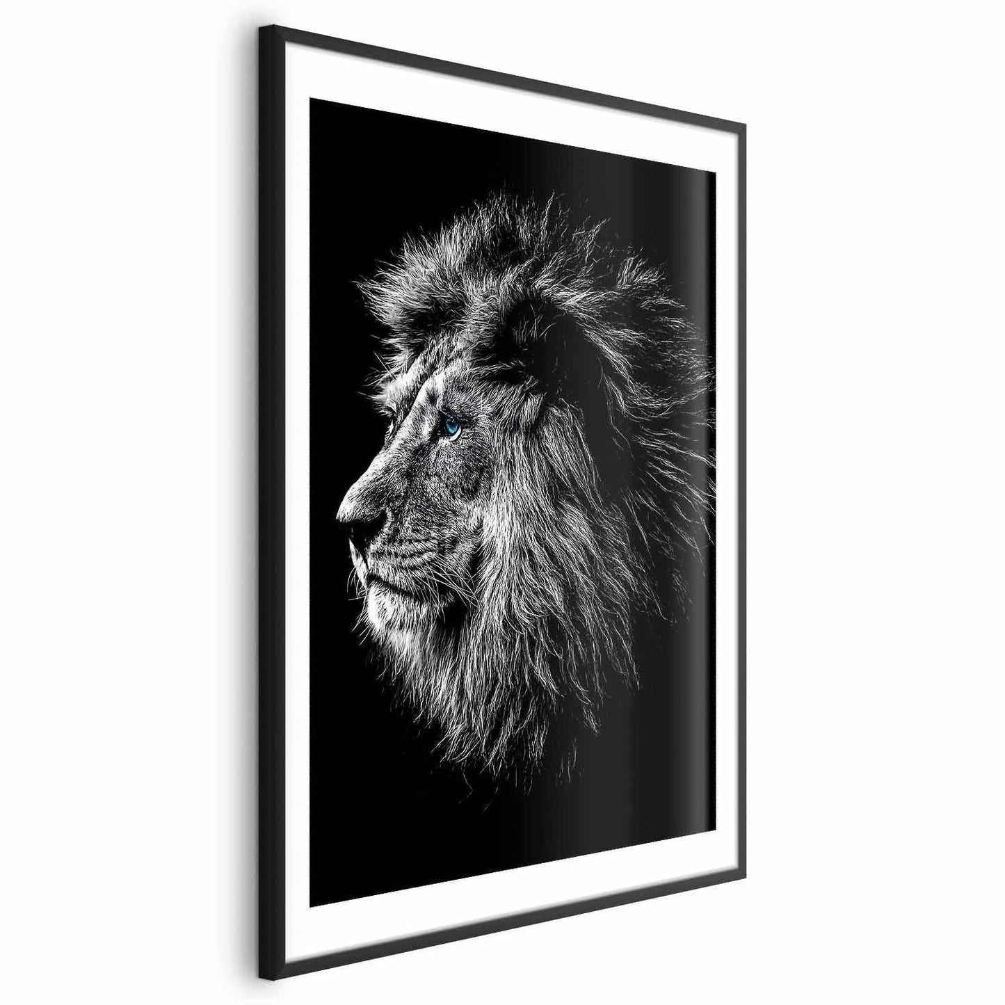 Poster - Blue-eyed Lion Artgeist
