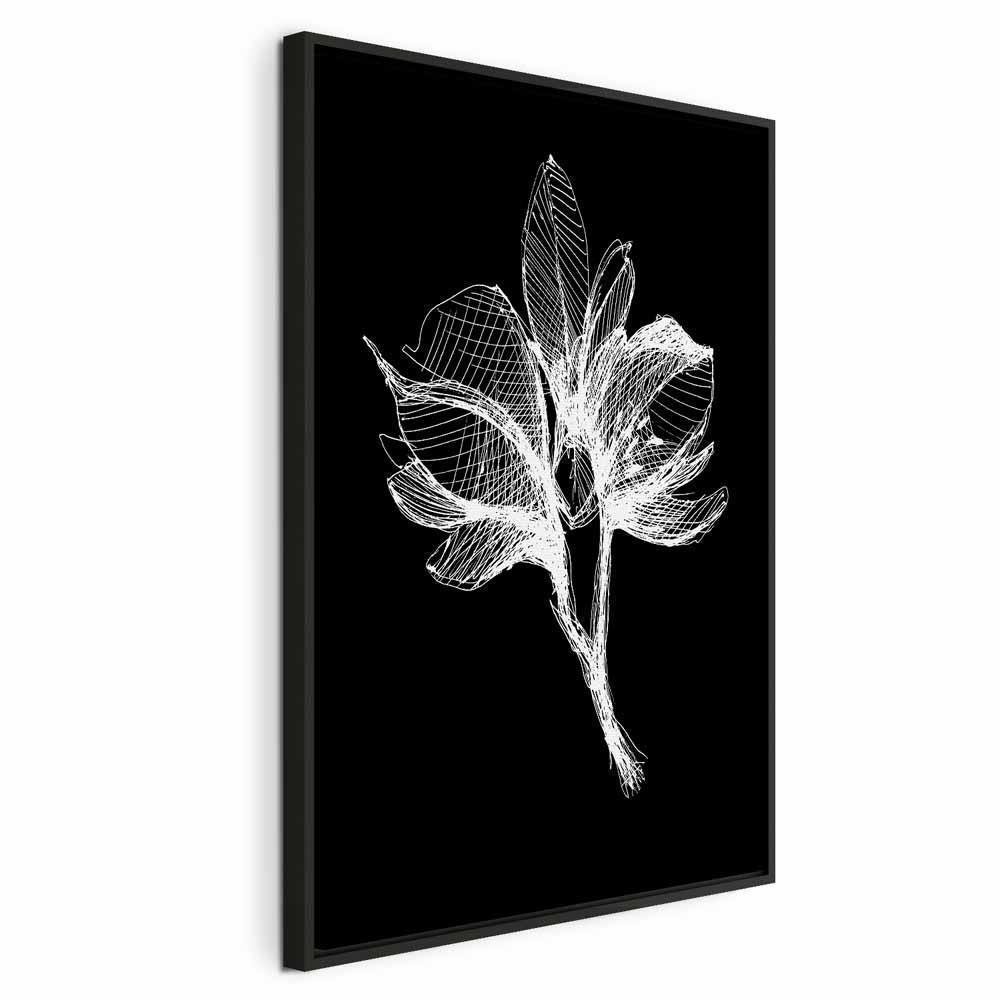 Leinwandbild - Night Flower (1 Part) Vertical