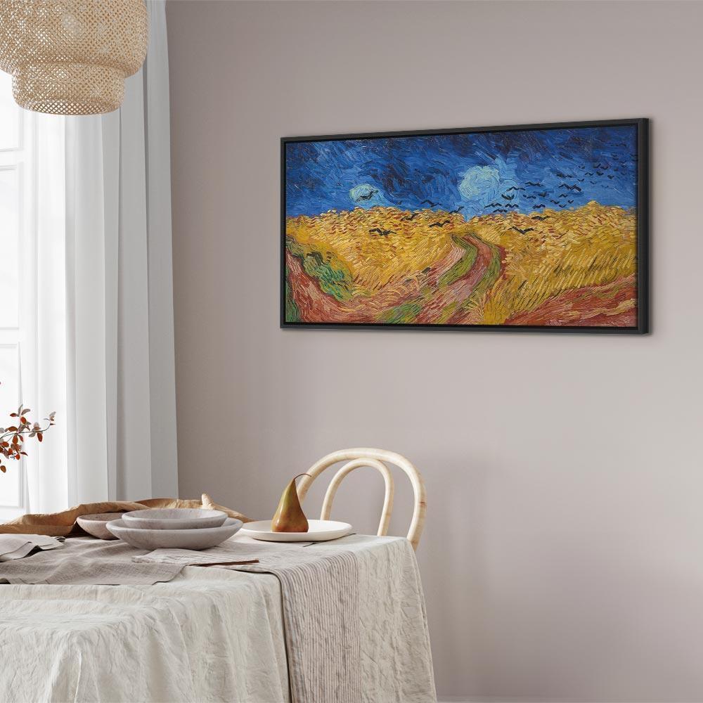 Leinwandbild - Vincent van Gogh – Wheatfield With Crows
