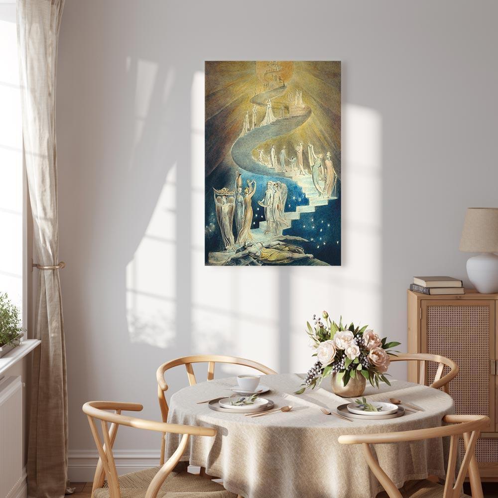Leinwandbild Jakobsleiter William Blake – Religiöse Kunstgeschichte
