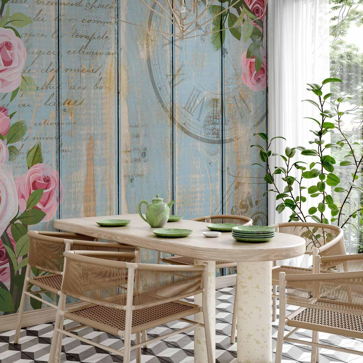 Fototapete - Vintage garden